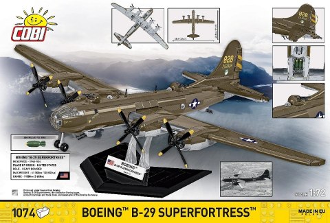 Klocki Boeing B-29 Superfortress 1074 klocków