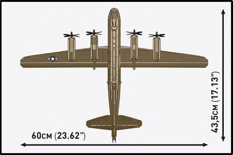 Klocki Boeing B-29 Superfortress 1074 klocków