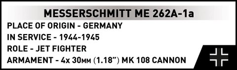 Klocki Messerschmitt Me-262-1A 505 klocków