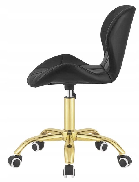 Krzesło obrotowe VASTO OFFICE PU BLACK GOLD