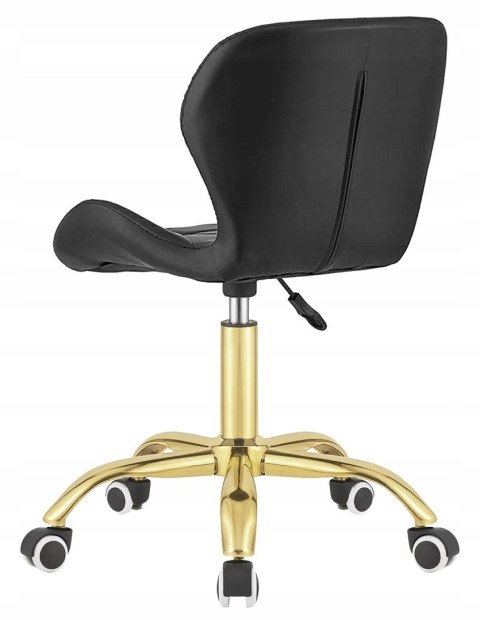 Krzesło obrotowe VASTO OFFICE PU BLACK GOLD