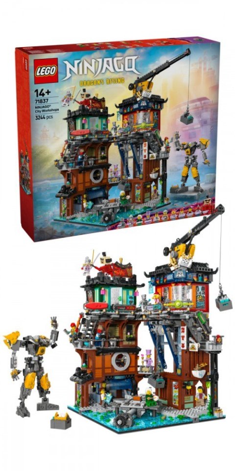 Klocki Ninjago 71837 Warsztaty w mieście NINJAGO