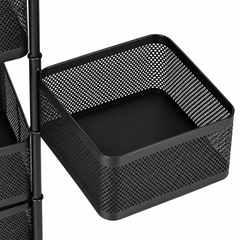 Regał kuchenny pomocnik organizer obrotowe półki 5 poziomów metal ModernHome