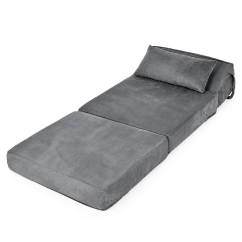 Sofa rozkładana 2w1 jednoosobowa piankowa z funkcją spania materac 190x70 cm ModernHome
