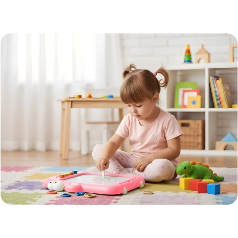 Znikopis tablica magnetyczna układanka stolik dla dzieci tangram Ricokids RK-823
