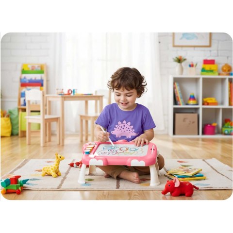 Znikopis tablica magnetyczna układanka stolik dla dzieci tangram Ricokids RK-823