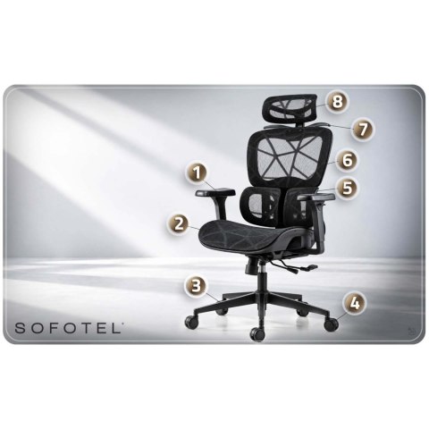 Fotel biurowy ergonomiczny Sofotel Altis
