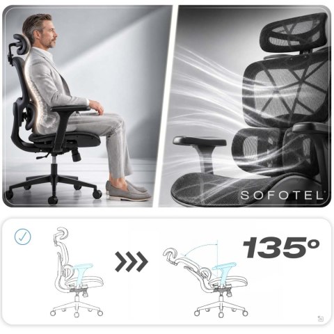 Fotel biurowy ergonomiczny Sofotel Altis