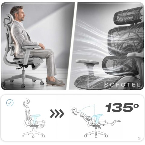 Fotel biurowy ergonomiczny Sofotel Avion