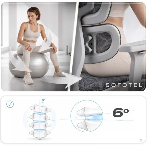 Fotel biurowy ergonomiczny Sofotel Avion