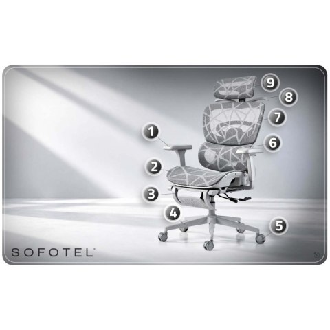 Fotel biurowy ergonomiczny Sofotel Avion