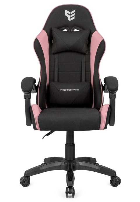 Fotel obrotowy gamingowy ENZO XL PINK FABRIC OUTLET