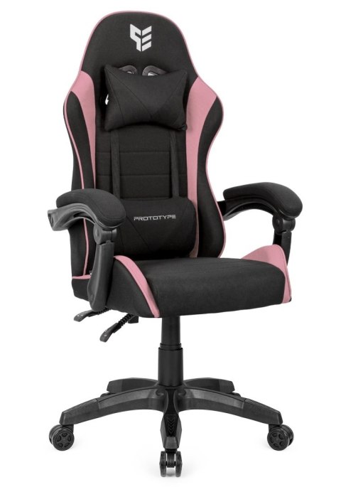 Fotel obrotowy gamingowy ENZO XL PINK FABRIC OUTLET