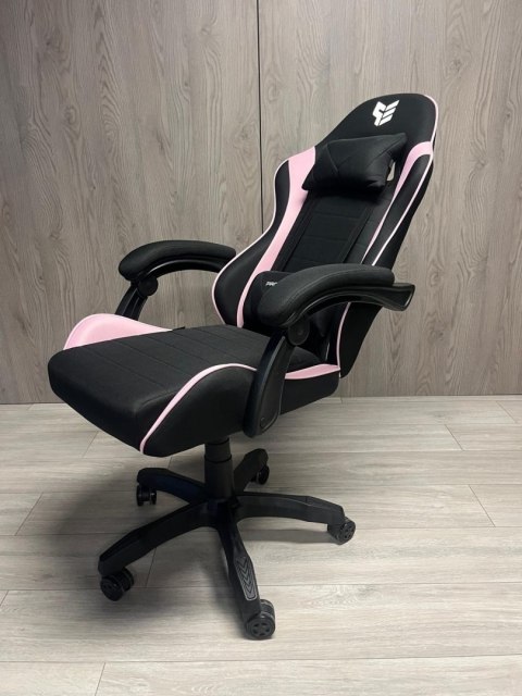 Fotel obrotowy gamingowy ENZO XL PINK FABRIC OUTLET