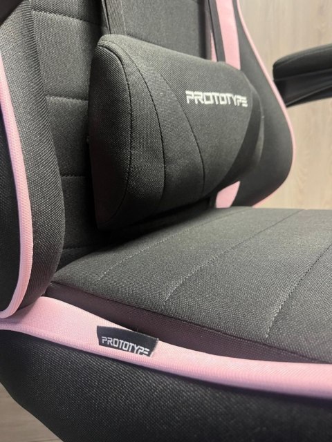 Fotel obrotowy gamingowy ENZO XL PINK FABRIC OUTLET