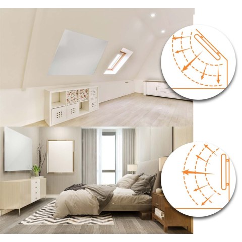 Grzejnik na podczerwień promiennik podczerwieni 1000 W Berdsen BD-991