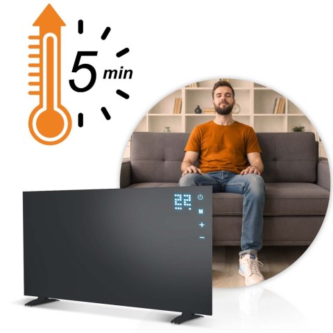 Grzejnik na podczerwień promiennik podczerwieni 600 W Berdsen BD-981 pilot WiFi aplikacja