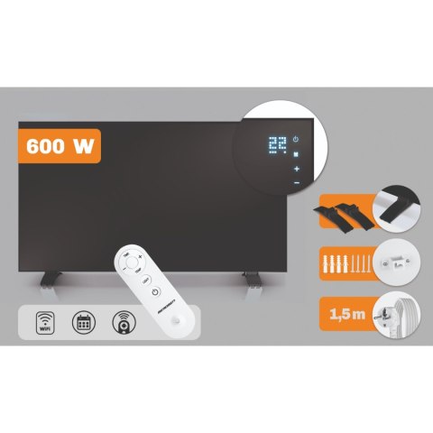 Grzejnik na podczerwień promiennik podczerwieni 600 W Berdsen BD-981 pilot WiFi aplikacja