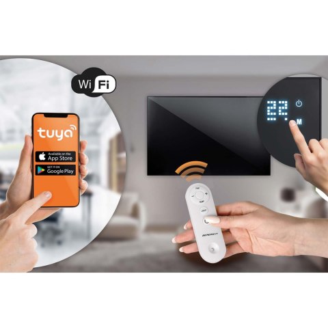 Grzejnik na podczerwień promiennik podczerwieni 800 W Berdsen BD-987 pilot WiFi aplikacja