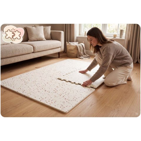 Mata piankowa puzzle 175x118cm Ricokids 6 szt gruba
