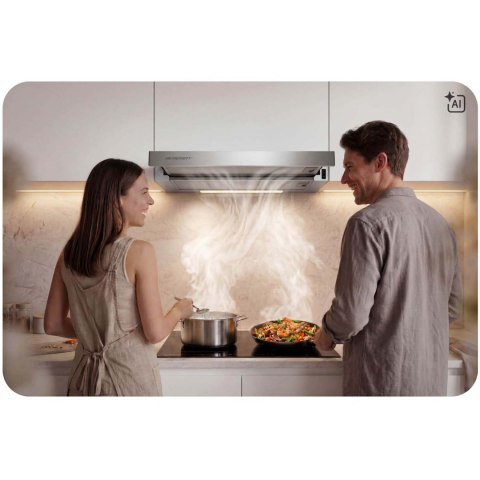 Okap kuchenny teleskopowy 60 cm Berdsen BT-240 INOX