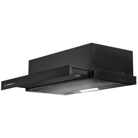 Okap podszafkowy kuchenny teleskopowy 50cm czarny BT-244