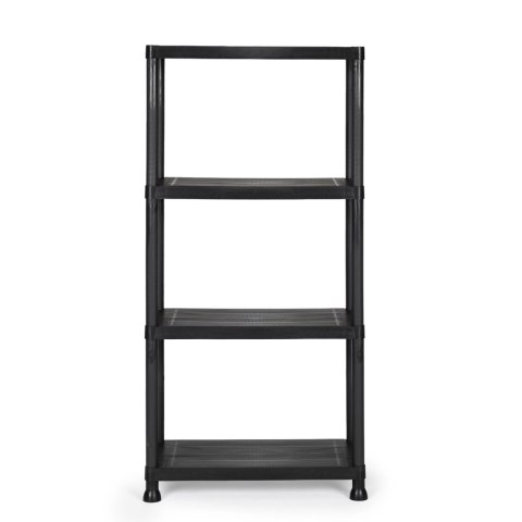 Regał gospodarczy 4-poziomowy do garażu piwnicy domu czarny ModernHome