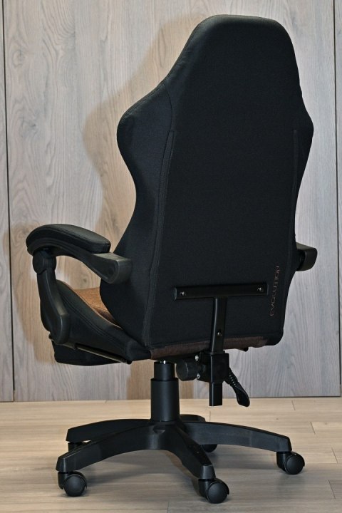 Fotel obrotowy gamingowy DIAVEL PRO FABRIC BROWN XL OUTLET