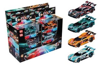 Samochód Pull & Speed Ronin Racers mix pojazdów (Display 12 sztuk)