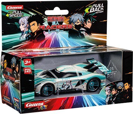 Samochód Pull & Speed Ronin Racers mix pojazdów (Display 12 sztuk)