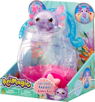 Animagic Let's Glo Axolotl Bubble Reef