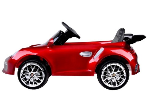 Autko elektryczne na akumulator czerwone Porsche RUF CTR3 + pilot PA0327