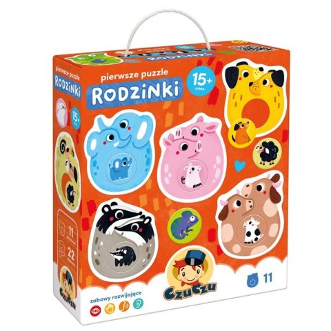 CzuCzu Pierwsze puzzle Rodzinki 15m+ ZA6102