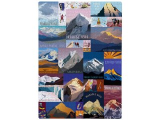 CzuCzu Puzzlove Puzzle Góry 8000 m n.p.m. 1000 elementów ZA5623