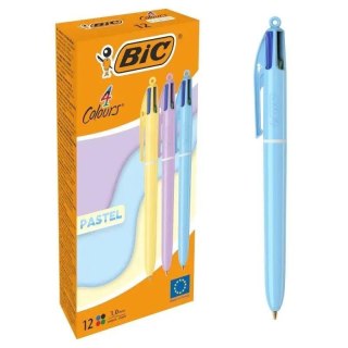 Długopis 4 Colours Pastel (12szt) BIC