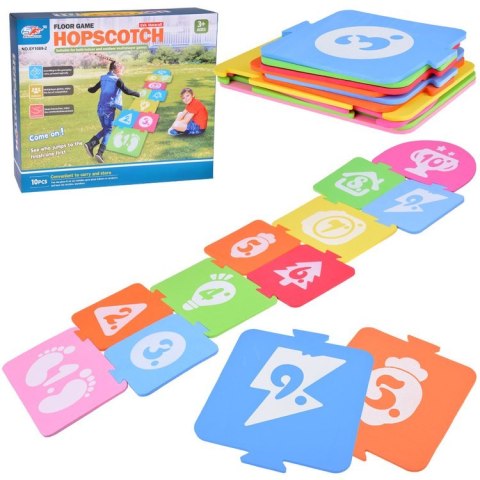 Dynamiczna gra ruchowa GRA W KLASY - piankowe puzzle ZA5610