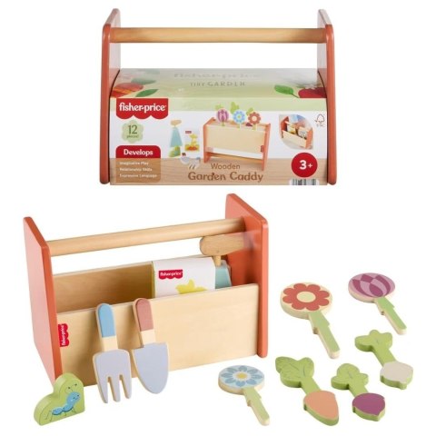 Fisher-Price Drewniana skrzynka z kwiatami