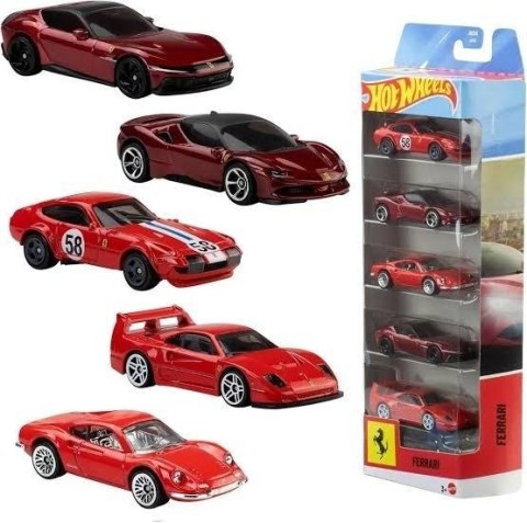 Hot Wheels Ferrari 5-pak