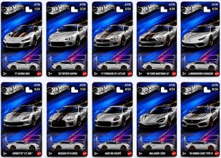 Hot Wheels Silver Series Automotive Mix (24szt)