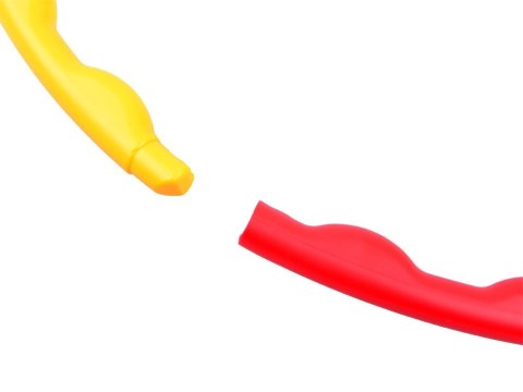 Hula hop składane kolorowe koło do kręcenia 60 cm 8 elementów SP0692