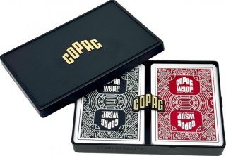 Karty do pokera Copag Wsop black/red 2szt