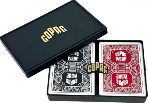 Karty do pokera Copag Wsop black/red 2szt