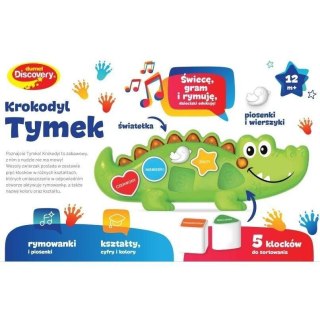 Krokodyl Tymek sortowanie i śpiewanie