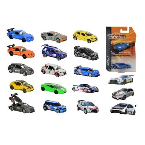 Majorette Racing Cars, 18 rodzajów
