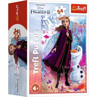 Puzzle 54 mini W świecie Anny i Elsy 1 TREFL