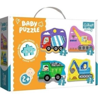 Puzzle Baby Classic - Pojazdy na budowie TREFL