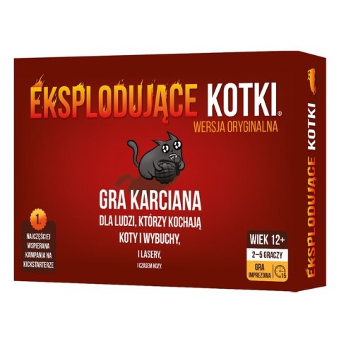 Rebel Imprezowa gra karciana Eksplodujące kotki 12+ GR0748