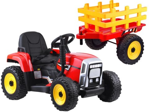 Traktor z przyczepą na akumulator + pilot PA0242